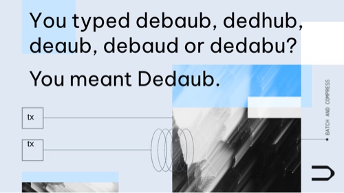 Were You Looking for Dedaub? The Correct Spelling