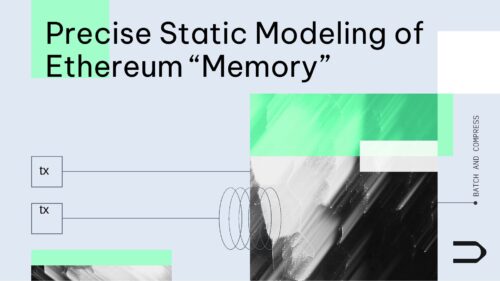 Precise Static Modeling of Ethereum “Memory”