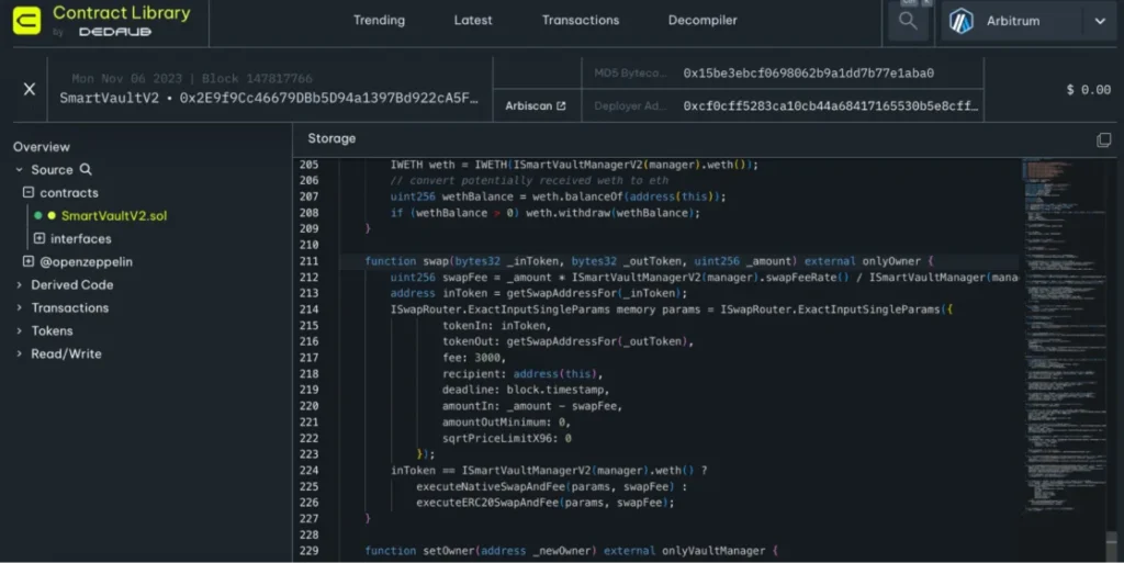 Thestandard_io Exploit | A Thorough Analysis by Dedaub