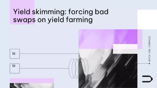 Yield Skimming: Forcing Bad Swaps on Yield Farming