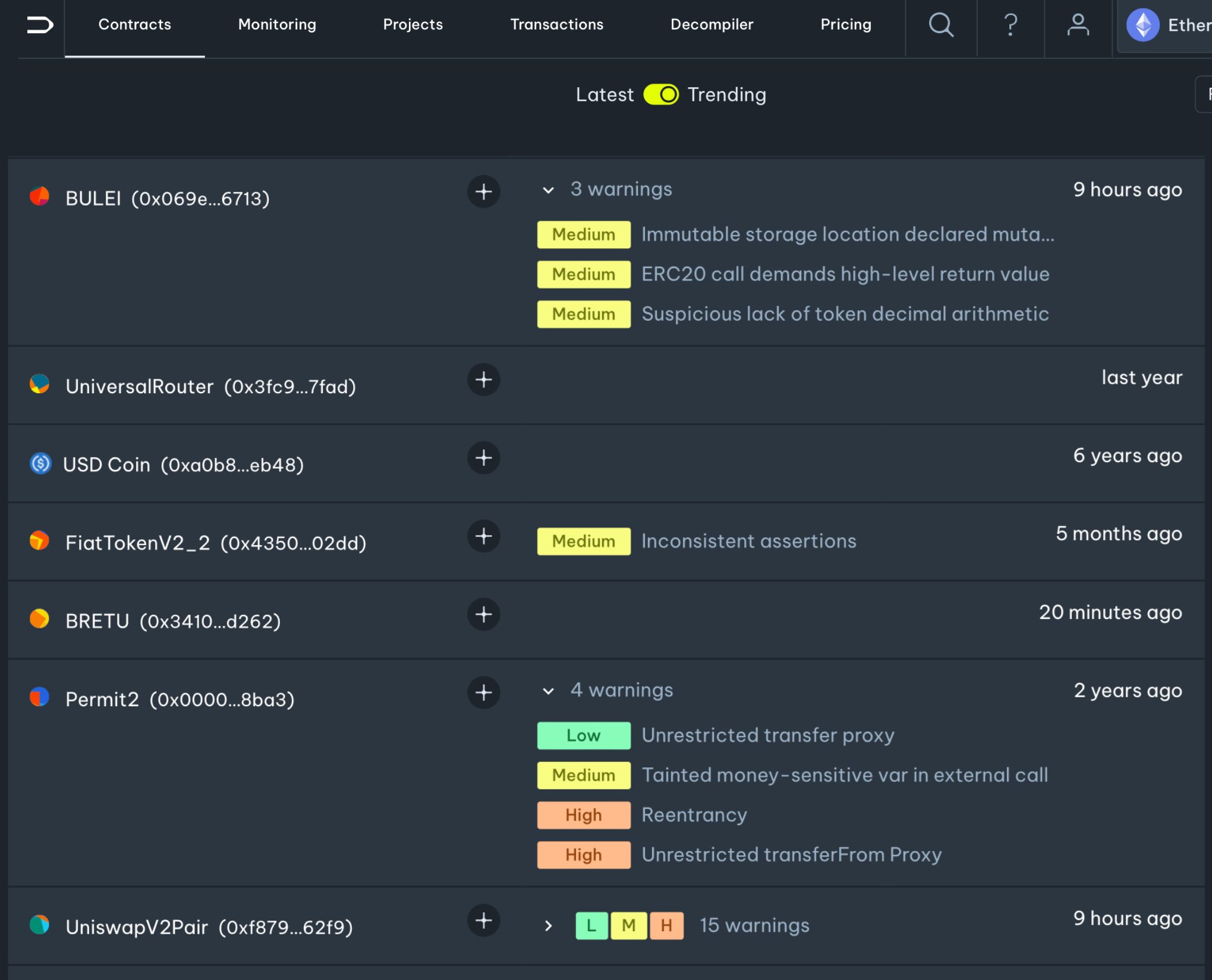 Static Analysis Tools